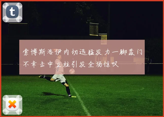 索博斯洛伊内切迅猛发力一脚轰门不幸击中立柱引发全场惊叹